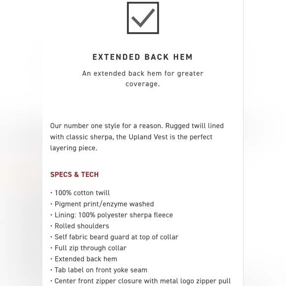 NWOT Wolverine Upland Vest Cotton Twill Tan Sherpa Lined Zip-up Vest Men's XXL - Picture 4 of 10